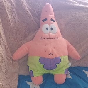 Nanco SpongeBob SquarePants Patrick Star Plush Doll Toy, 17 inches,Great Conditi